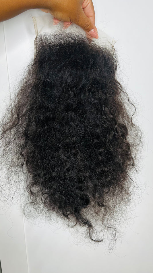 7x7 Burmese Curly Closure